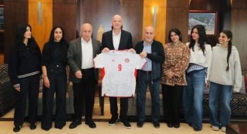 إنفانتينو يصل إلى بيروت في زيارة رسمية ليوم واحد إنفانتينو يصل إلى بيروت في زيارة رسمية ليوم واحد