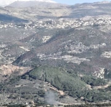 النشرة: مدفعية إسرائيلية أطلقت قذيفتين باتجاه الخريبة خراج راشيا الفخار