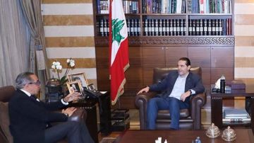 الحريري بحث مع السفير المصري في آخر المستجدات