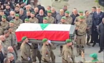 تشييع الشهيد العسكري في قوى الأمن حسن جابر ونجله واحمد سلامي بمأتم رسمي وشعبي في يانوح