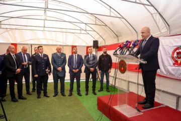 إفتتاح غرفة العمليات المركزية التابعة للمديرية العامة للدفاع المدني في عين الرمانة بحضور ماغرو