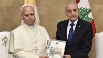 البابا يوجه رسالة شكر إلى الرئيس بري