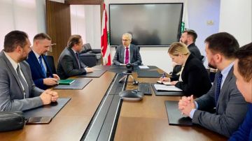 وزير الاقتصاد يلتقي وفدا أوكرانيا رسميا للبحث في تعزيز التعاون