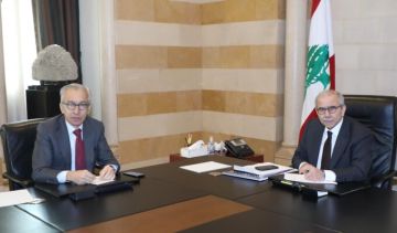 سلام بحث مع البساط في حماية القدرة الشرائية للمواطنين وتابع مشاريع برنامج LEAP في الجنوب