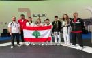 6 ميداليات ملونة للبنان في كأس العرب للتايكواندو - lb