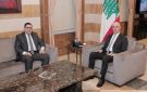 الحجار عرض ومكاوي في شؤون محافظة جبل لبنان وعرض مع طليس أوضاع قطاع النقل واستقبل شيا