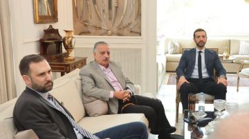 أرسلان يستقبل تيمور جنبلاط على رأس وفد