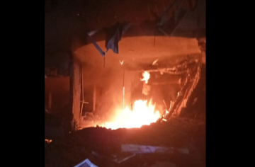 غارة إسرائيلية استهدفت مبنى في بلدة عربصاليم في إقليم التفاح جنوبي لبنان