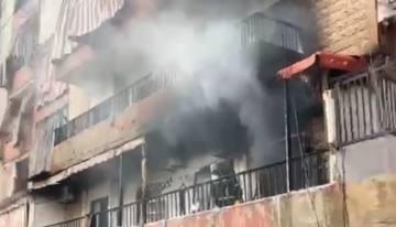 غارة استهدفت شقة سكنية في المصيلح