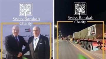 SWISS BARAKAH CHARITY عبر فرعها بالأردن تسير قافلة مساعدات إغاثية إلى لبنان SWISS BARAKAH CHARITY عبر فرعها بالأردن تسير قافلة مساعدات إغاثية إلى لبنان