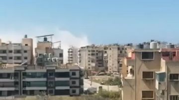 بالفيديو: مشاهد بعد الغارة على الليلكي