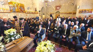 في وداع صونيا فرنجيه الراسي مأتم سياسي وشعبي في الشيخ طابا