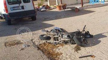 ارتقاء مواطن في استهداف دراجته النارية على طريق صور القليلة