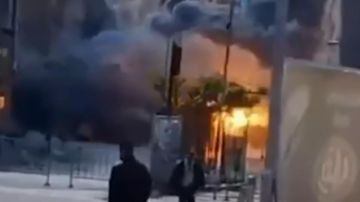 فيديو مرعب... للحظة الغارة على القرض الحسن