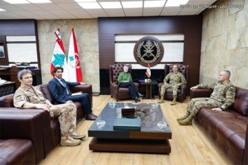 قائد الجيش بحث مع سفيرة الاتحاد الأوروبي التطورات في لبنان والمنطقة في ظل الاعتداءات الإسرائيلية المستمرة