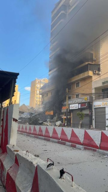 الجيش الإسرائيلي يبدأ بشن غارات على فروع القرض الحسن في بيروت (فيديو صور)