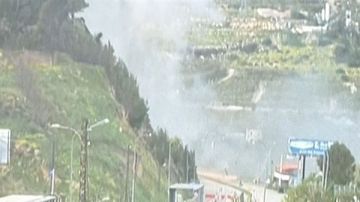 الطيران الحربي أغار مستهدفا الجسر المهدد في منطقة القاسمية