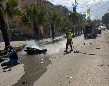 غارة استهدفت دراجة نارية في بلدة حبوش قضاء النبطية