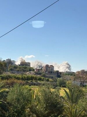 الطيران الحربي الإسرائيلي أغار مستهدفا بلدتي الغازية وكونين