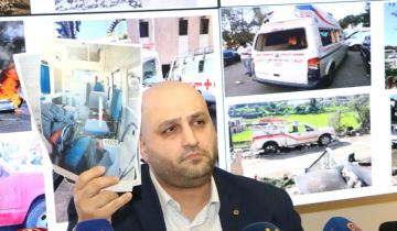 75 اعتداء على القطاع الصحي وسقوط 51 شهيدا مسعفا.. ناصر الدين: ما يتعرض له القطاع الطبي يرقى إلى جرائم حرب 75 اعتداء على القطاع الصحي وسقوط 51 شهيدا مسعفا.. ناصر الدين: ما يتعرض له القطاع الطبي يرقى إلى جرائم حرب