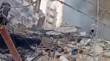 بالفيديو: حارة حريك... دمار ودخان