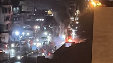 استهداف سيارة على طريق الاوزاعي بيورت ومعلومات اولية عن اصابات