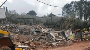 غارة على مسجد بلدة يحمر الشقيف النبطية