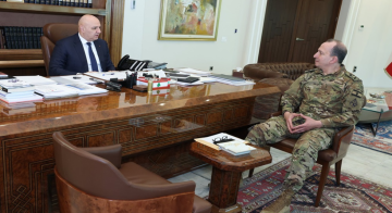 الرئيس عون يطلع على التطورات الميدانية في الجنوب