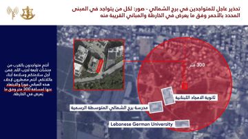 بالصور: إنذار إسرائيلي الى سكان صور