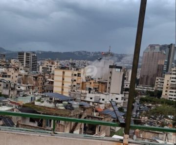 النشرة: غارة إسرائيلية استهدفت نفس المبنى الذي تم إستهدافه يوم أمس في منطقة النبعة- برج حمود