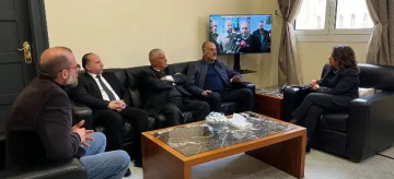 عبدالله وترو وخرياطي ناقشوا مع وزير الشؤون موضوع النازحين في إقليم الخروب عبدالله وترو وخرياطي ناقشوا مع وزير الشؤون موضوع النازحين في إقليم الخروب