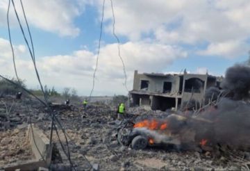 غارة إسرائيلية استهدفت بلدة شمع في جنوب لبنان