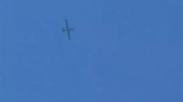 مسيرة فوق السرايا تحليق منخفض بالتزامن مع جلسة الحكومة