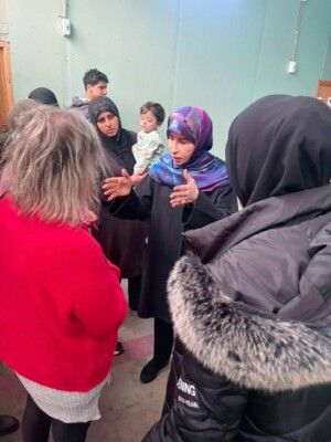 جولة تفقدية للنائب عناية عزالدين على مراكز الإيواء في بيروت جولة تفقدية للنائب عناية عزالدين على مراكز الإيواء في بيروت