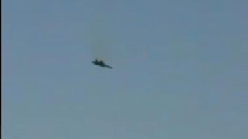 بالفيديو: لحظة سقوط طائرة أميركية... ونجاة الطيار