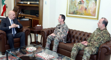 رئيس الجمهورية يستقبل وفدا فرنسيا لمتابعة الأوضاع الأمنية في لبنان