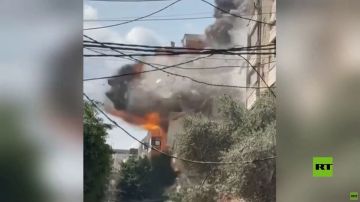 بيروت.. لحظة استهداف مبنى كسرواني في حارة حريك بالضاحية الجنوبية