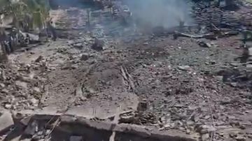 بالفيديو: قصف جبانة.. ودمار! بالفيديو: قصف جبانة.. ودمار!