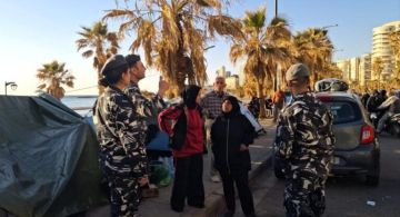 توضيح من قوى الأمن بشأن النازحين على كورنيش الرملة البيضاء توضيح من قوى الأمن بشأن النازحين على كورنيش الرملة البيضاء