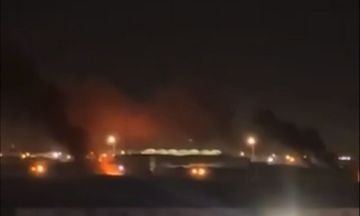 بالفيديو: استهداف قاعدة أميركية في أربيل