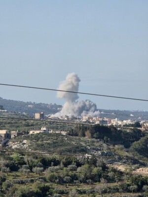 غارات إسرائيلية على مجدلزون وبرعشيت ومعروب وشمع وحانين وعين قانا ومجدل سلم