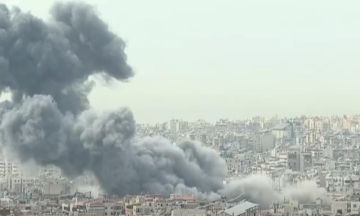 بالفيديو: استهداف المبنى المهدد في الليلكي بالفيديو: استهداف المبنى المهدد في الليلكي