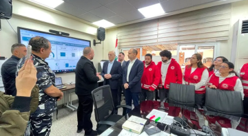 الحجار تفقد غرفة عمليات لجنة ادارة الأزمات والكوارث في صيدا الحجار تفقد غرفة عمليات لجنة ادارة الأزمات والكوارث في صيدا