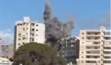 بالفيديو غارة عنيفة استهدفت صور