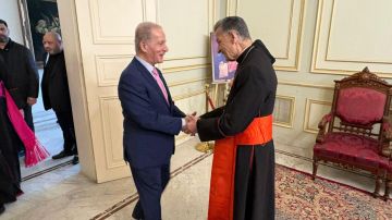 بالصورة: السفير الأميركي في بكركي بالصورة: السفير الأميركي في بكركي