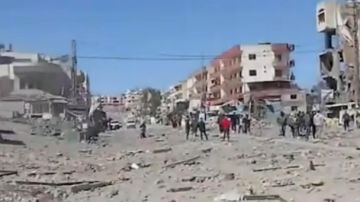 بالفيديو: بلدة جنوبية مدمرة