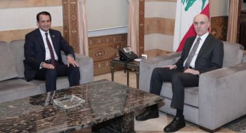 الحجار استقبل سفير قطر مؤكدا دعم بلاده للبنان وعرض الأوضاع العامة والأمنية مع منيمنة وخلف والبعريني
