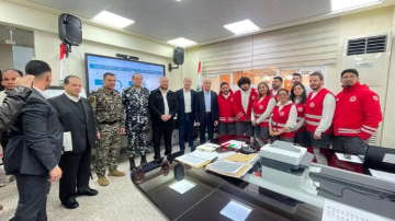 الوزير الحجار تفقد غرفة عمليات لجنة إدارة الأزمات والكوارث في صيدا الوزير الحجار تفقد غرفة عمليات لجنة إدارة الأزمات والكوارث في صيدا