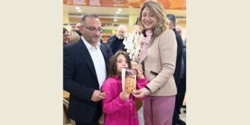 نجيم مثلت مرقص في توقيع كتاب ماريو مخول في انطلياس