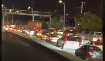 بالفيديو: حركة نزوح كثيفة... وزحمة خانقة